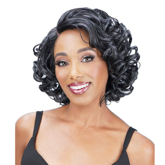 Zury Sis Ms.Wisdom Salt and Pepper Lace Part Wig - WISDOM 303