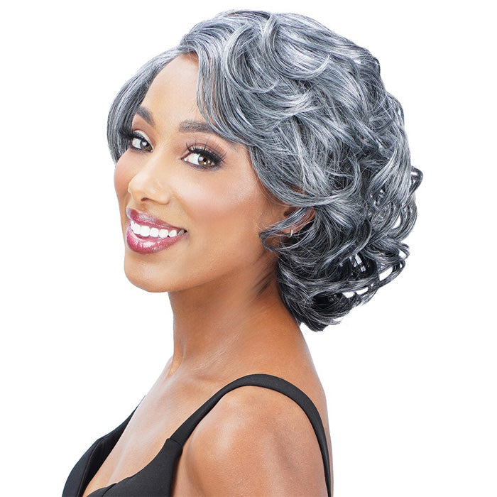 Zury Sis Ms.Wisdom Salt and Pepper Lace Part Wig - WISDOM 303