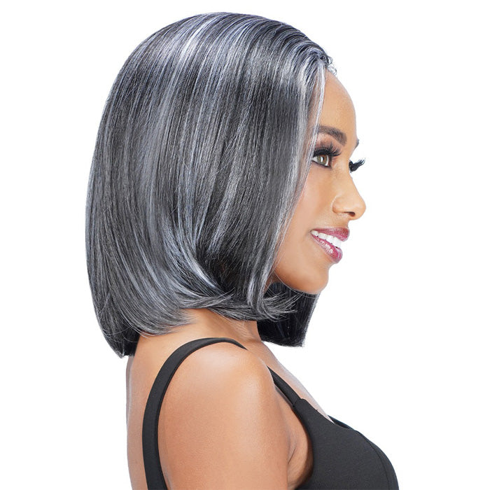 Zury Sis Ms.Wisdom Salt and Pepper Lace Part Wig - WISDOM 304