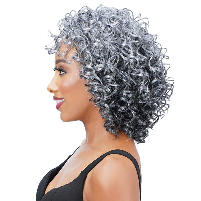 Zury Sis Ms.Wisdom Salt and Pepper Lace Part Wig - WISDOM 305