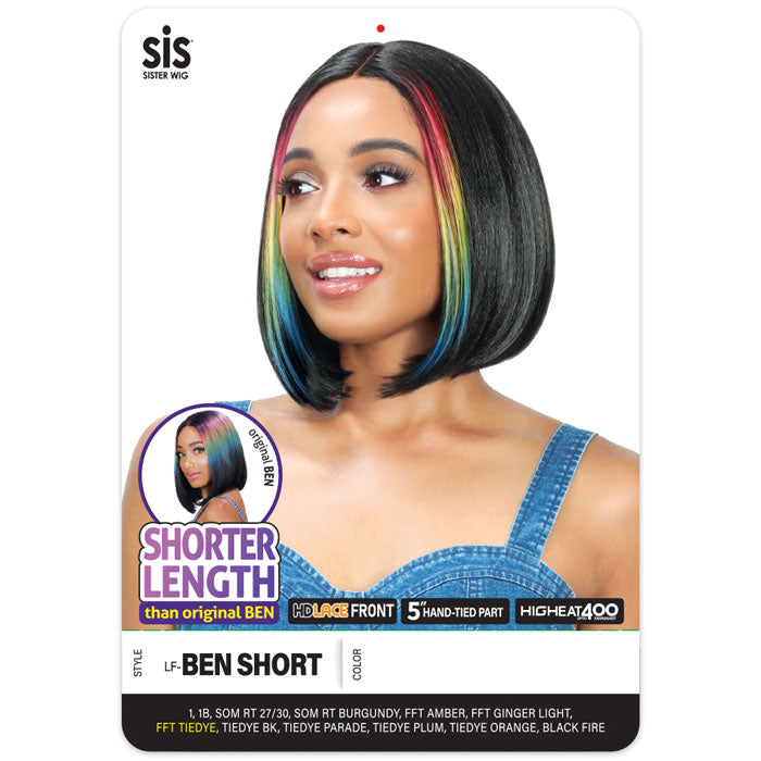 Zury Sis 5" Part HD Lace Front Wig - LF-BEN SHORT