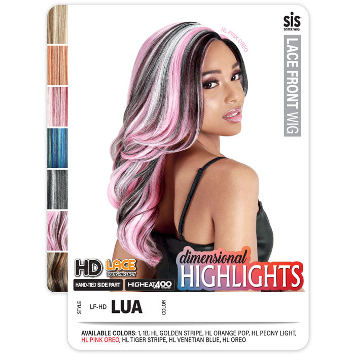 Zury Sis Dimensional Highlights HD Lace Front Wig - LF-HD LUA